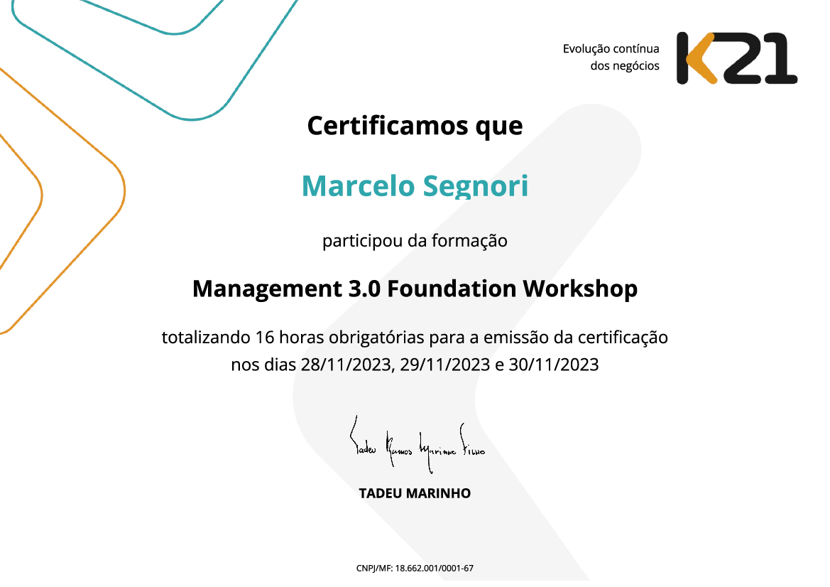 Certificado K21